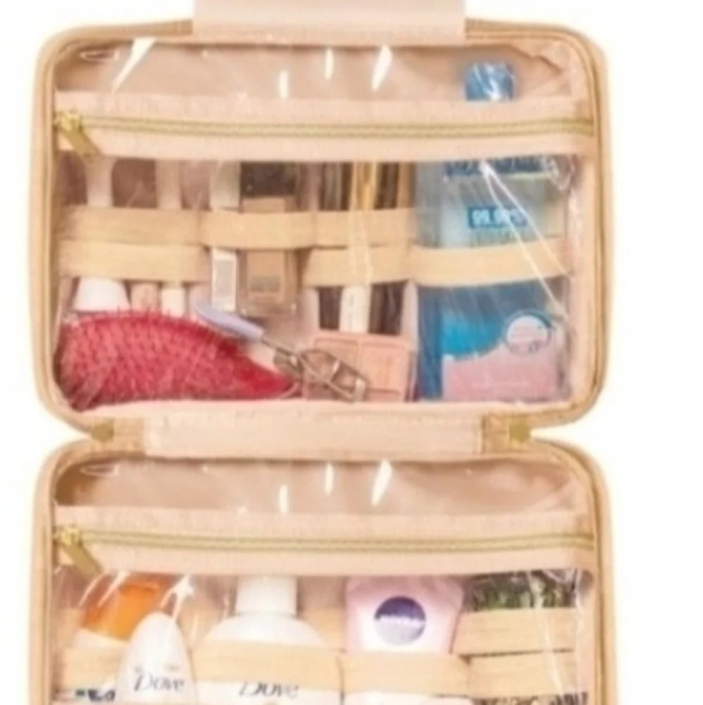 COMING SOON...Travel Toiletry Hanging Bag ~Light Tan~NEW